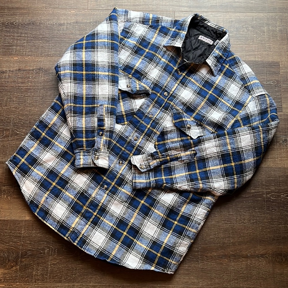 Vintage Windbridge Flannel Shirt Jacket